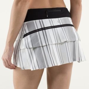 Lululemon pace setter skirt tall groovy stripe nimbus